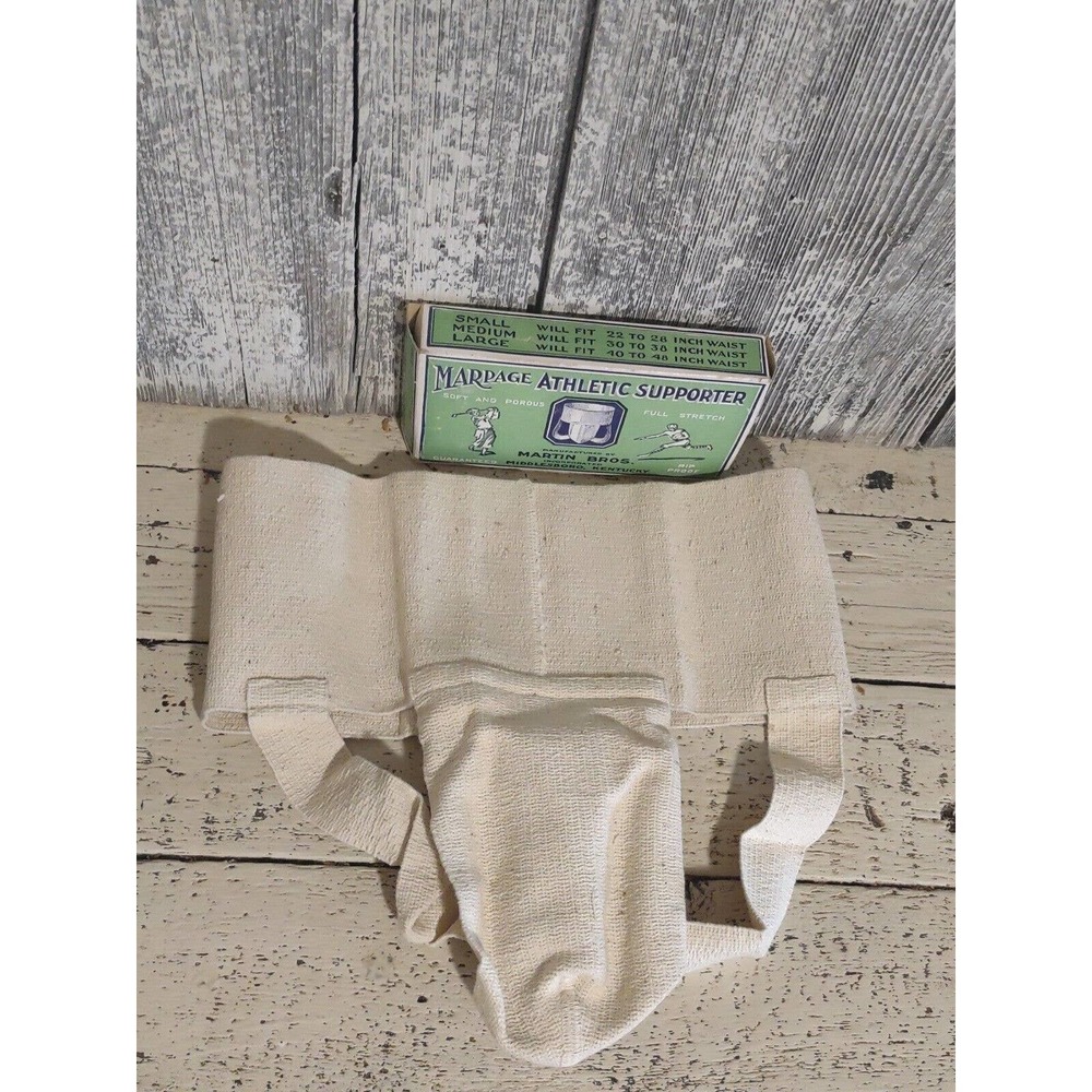 Vintage Underwear Marpage Jockstrap/Athletic Supporter Golf Football Medium